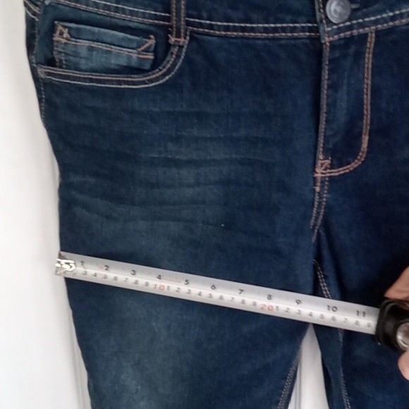 New! WallFlower Blue Jeans Size 11 Short Bootcut Curvy Contour Waistband - Picture 8 of 16